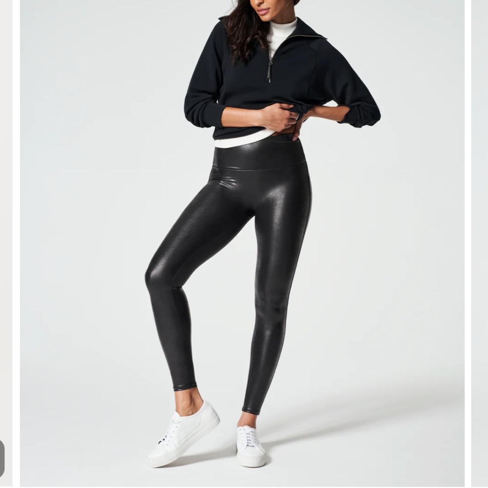 Spanx Faux Leather Leggings